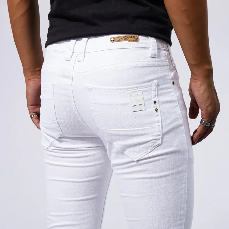 Jeans décontractés blancs MAEJORKEN