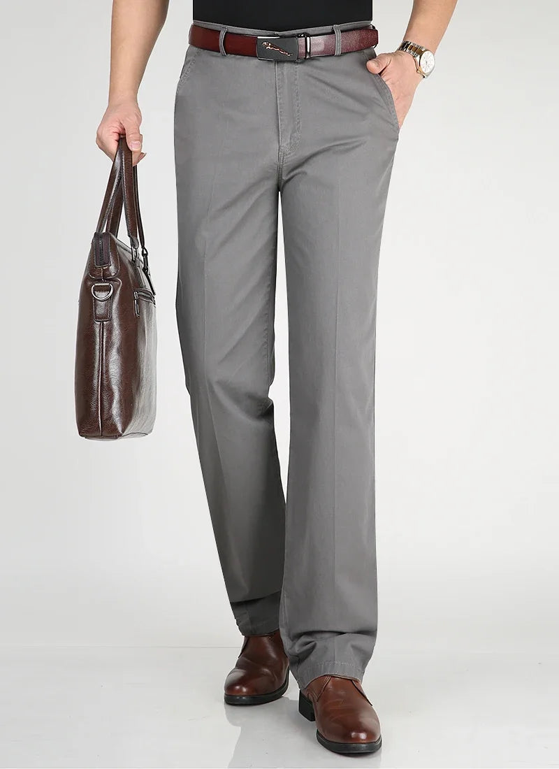 Pantalon Décontracté en Coton Fin MAEJORKEN