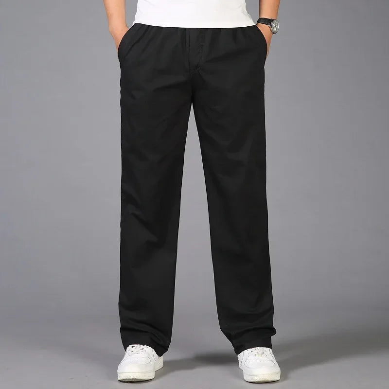 Pantalons décontracté coton grande taille M-6XL MAEJORKEN
