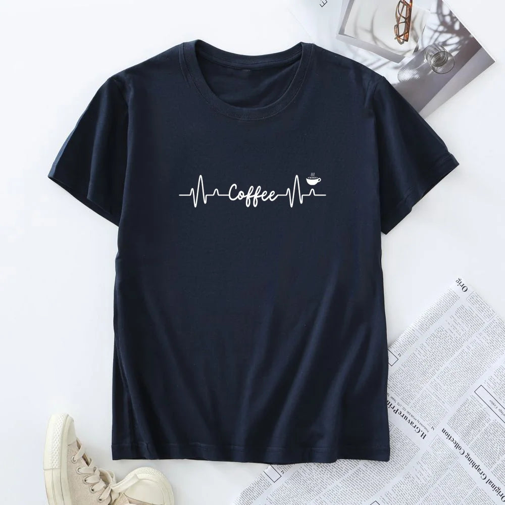 T-shirt à manches courtes 100% coton, grande taille