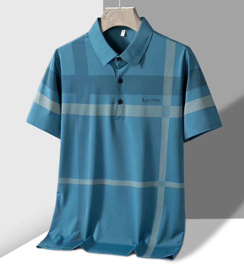 Polo homme rayé Design col rabattu M-4XL MAEJORKEN