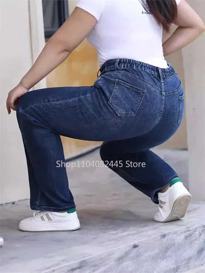 Jean Droit en Denim Grande Taille 5XL 6XL MAEJORKEN