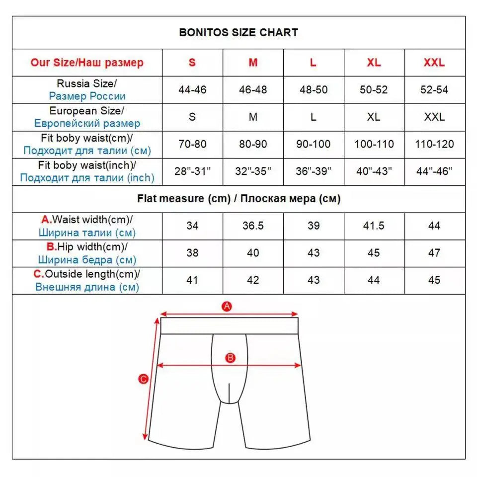 Boxeurs long Polyester hommes du S au 2XL