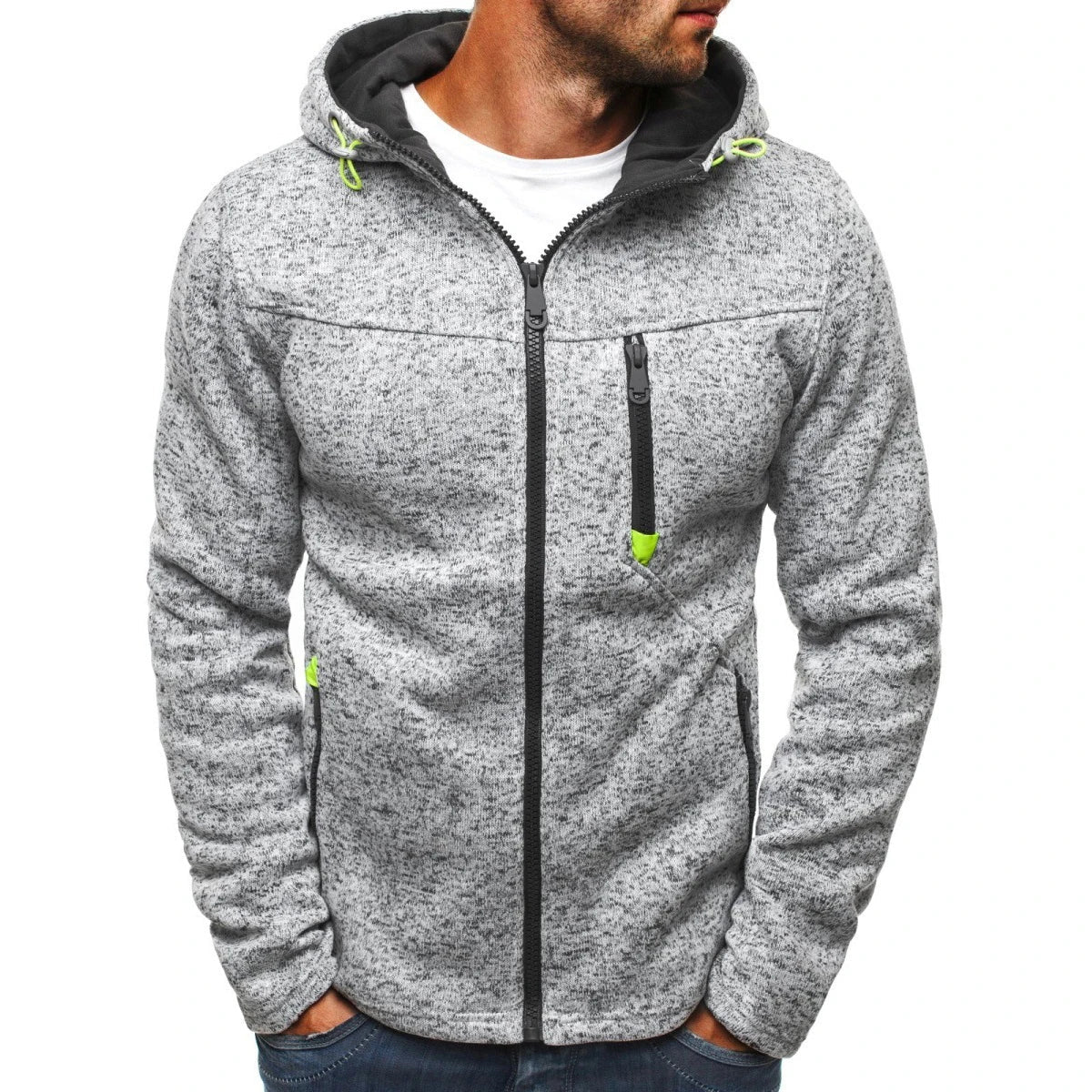 Veste à capuche avec pochette fermeture éclair 4XL MAEJORKEN