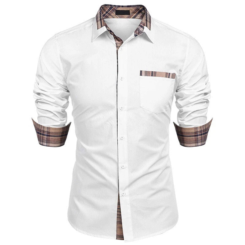 Chemise avec motif imprimé hommes du XS au 6XL