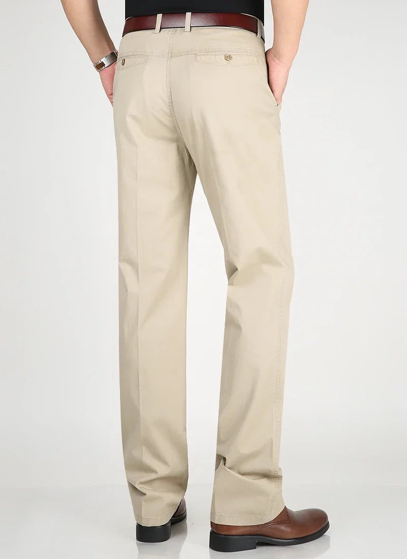 Pantalon Décontracté en Coton Fin MAEJORKEN