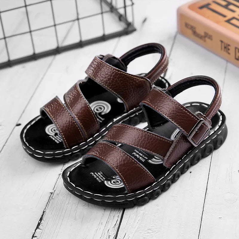 Sandales d'été en cuir PU pour enfants du 26 au 39