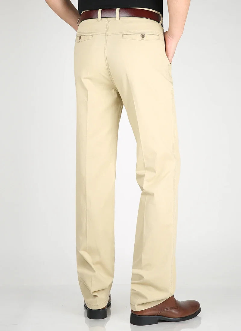 Pantalon Décontracté en Coton Fin MAEJORKEN