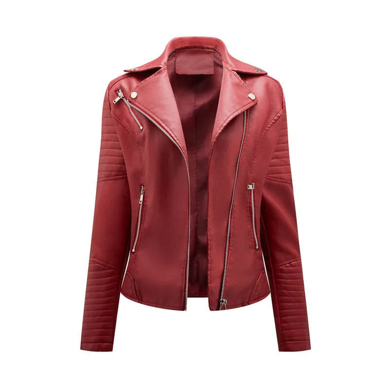 2024 nouvelle mode femmes veste en simili cuir S-XXXL