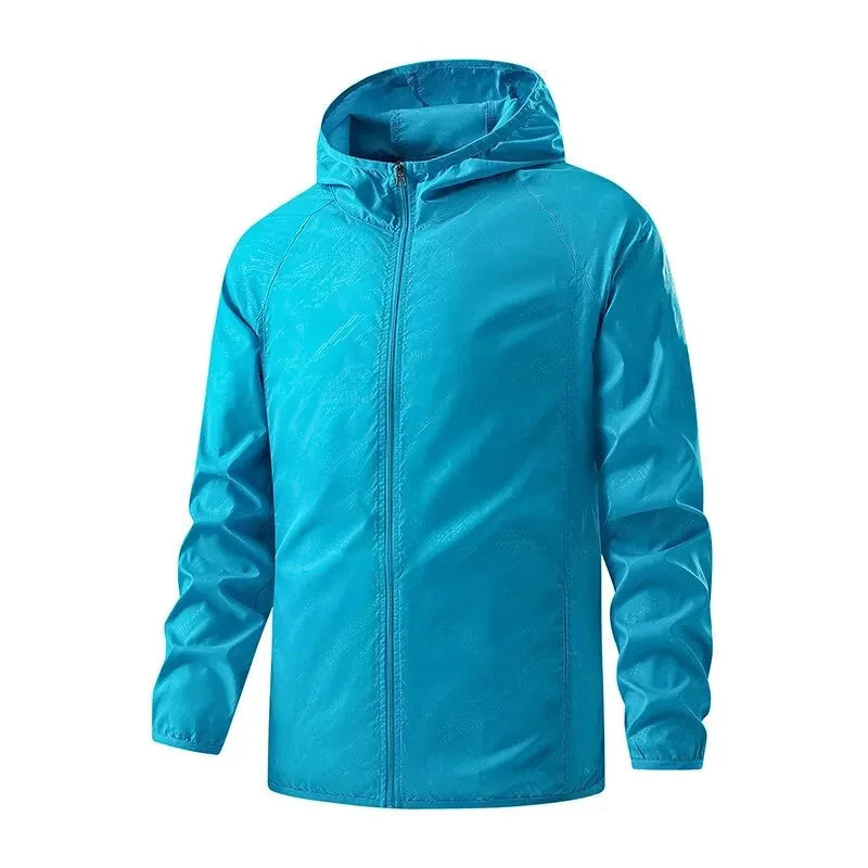 LNGXO hommes femmes vestes de randonnée imperméables Protection solaire coupe-vent Camping escalade manteau de pluie en plein air unisexe vêtements portables MAEJORKEN