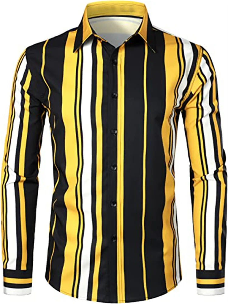 Chemise imprimé mode décontractée du S au 6XL