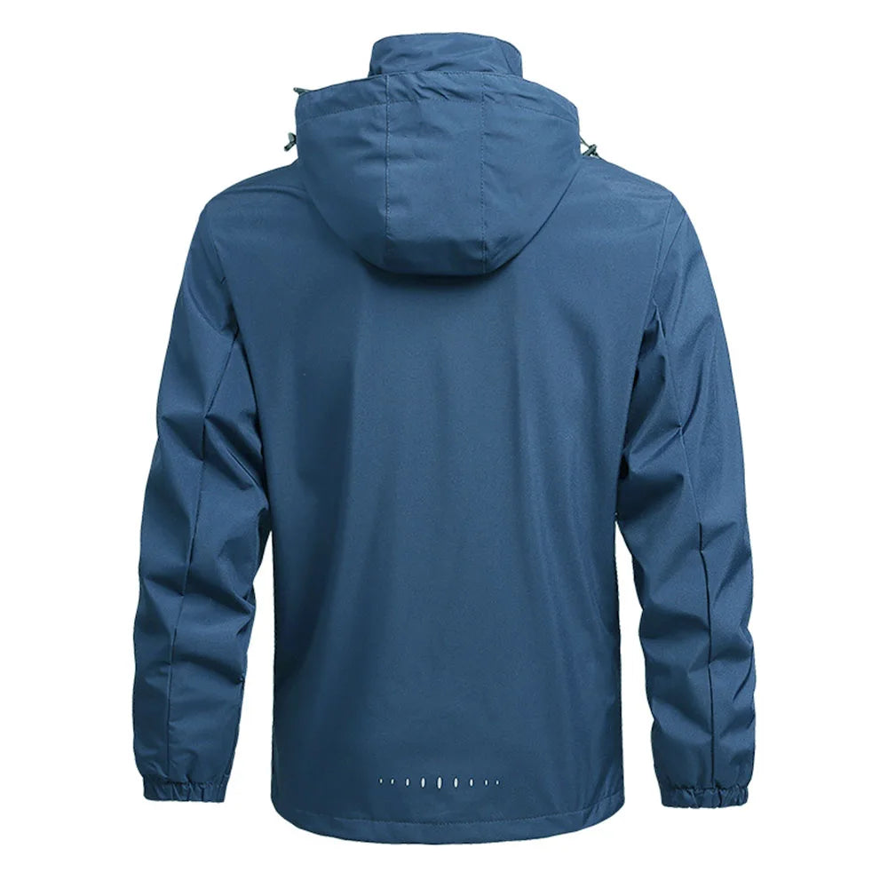Veste de pluie imperméable légère à capuche grande taille du du 4XL au 5XL