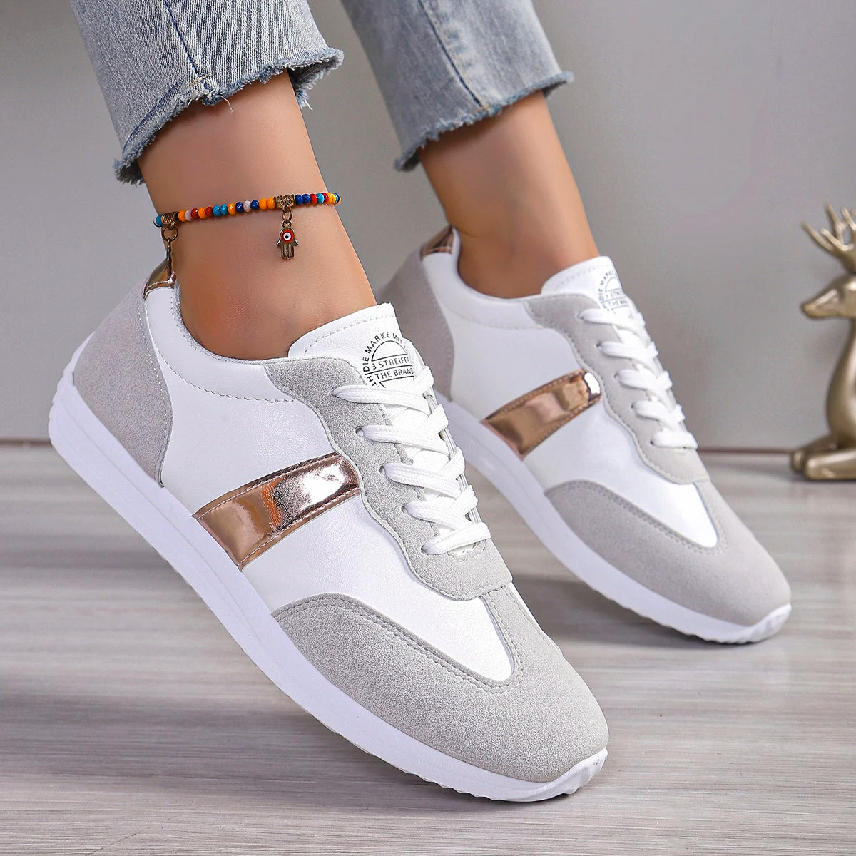 Baskets à plateforme en cuir du 35 au 41