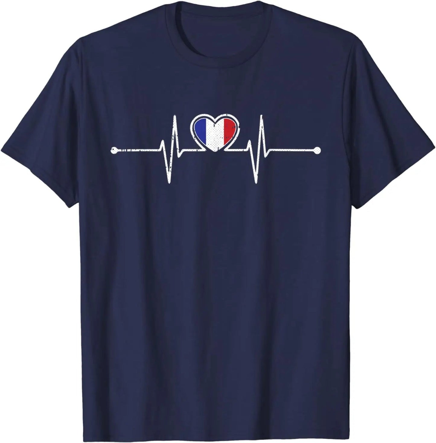 T-Shirt en Coton de l'Équipe de Football de France du S au 6XL MAEJORKEN