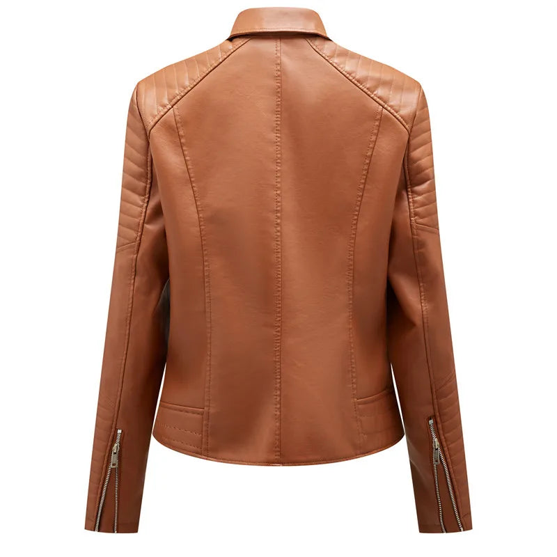 2024 nouvelle mode femmes veste en simili cuir S-XXXL