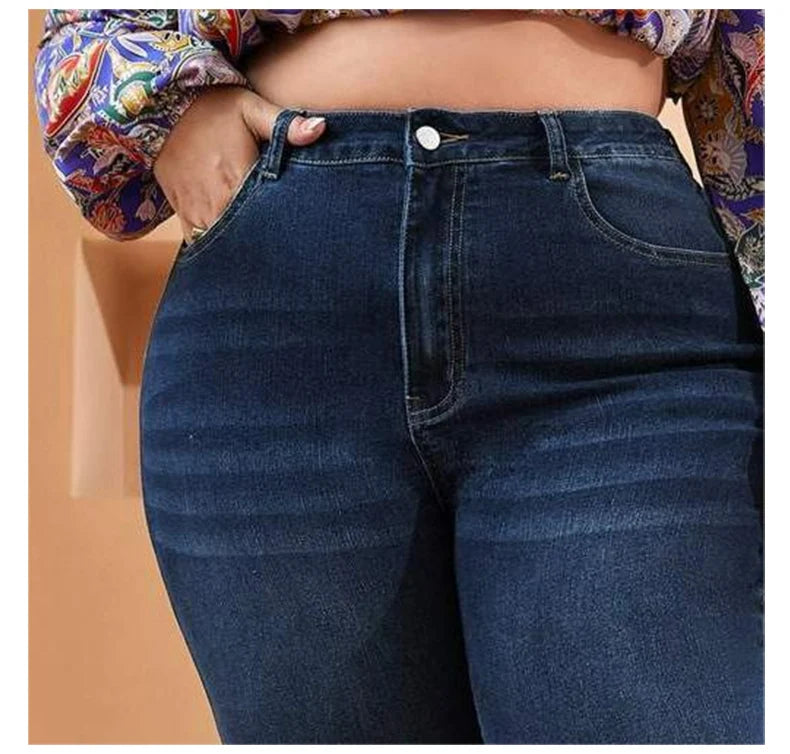 Jeans taille haute