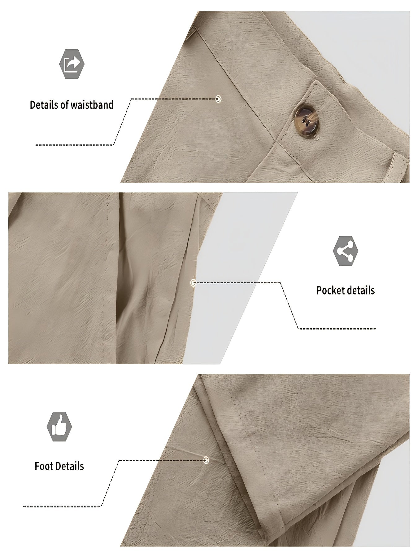 Men's Linen Suit Pants - Heavy-Duty Non-Stretch All-Season Business & Formal Wear, Light Business Casual Dress Trousers with White Piping (Matching Jacket Required), Versatile for Weddings & Office - Ideal Gift MAEJORKEN