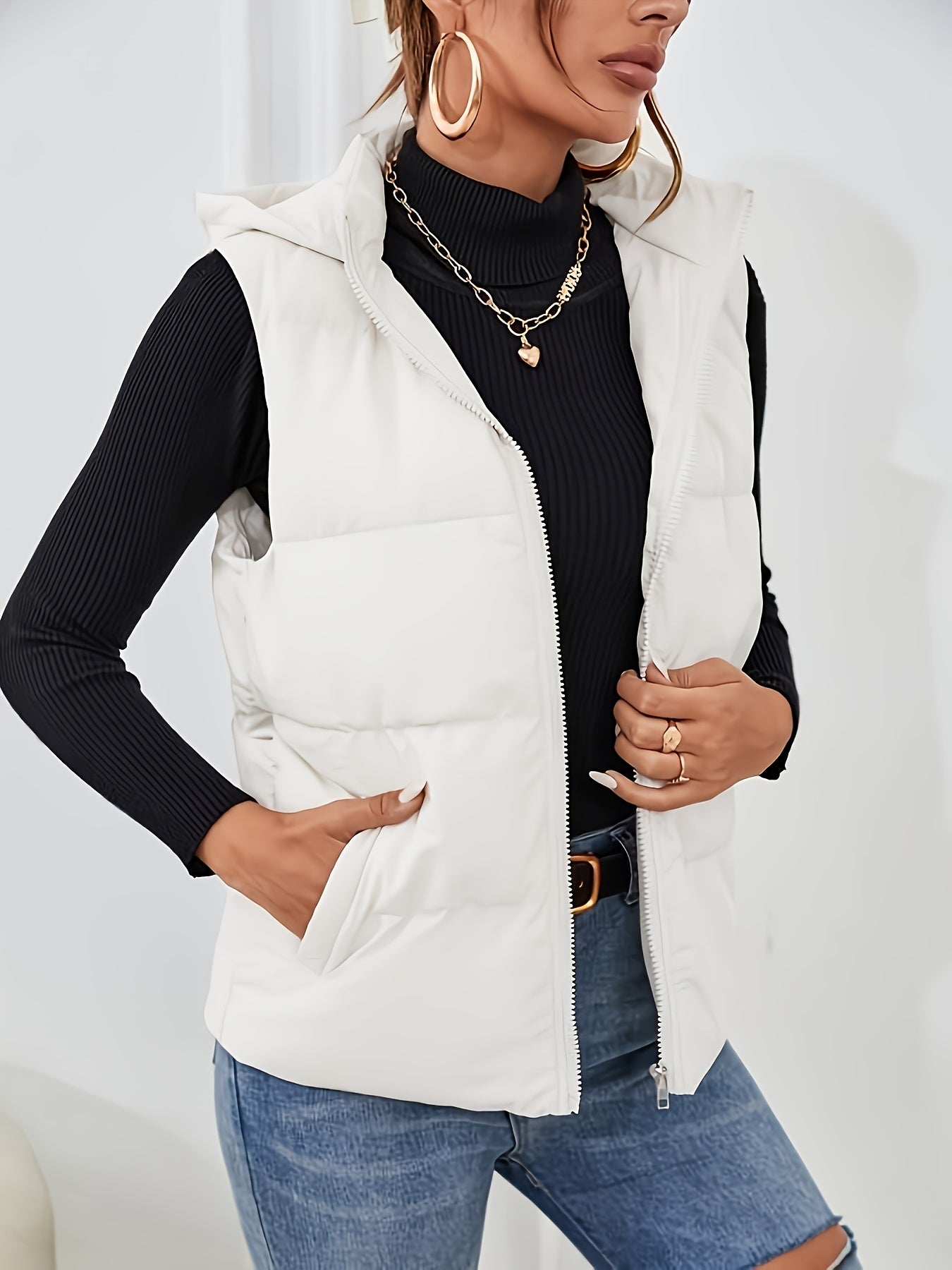 Gilet matelassé sans manches grande taille du XL au 5XL MAEJORKEN