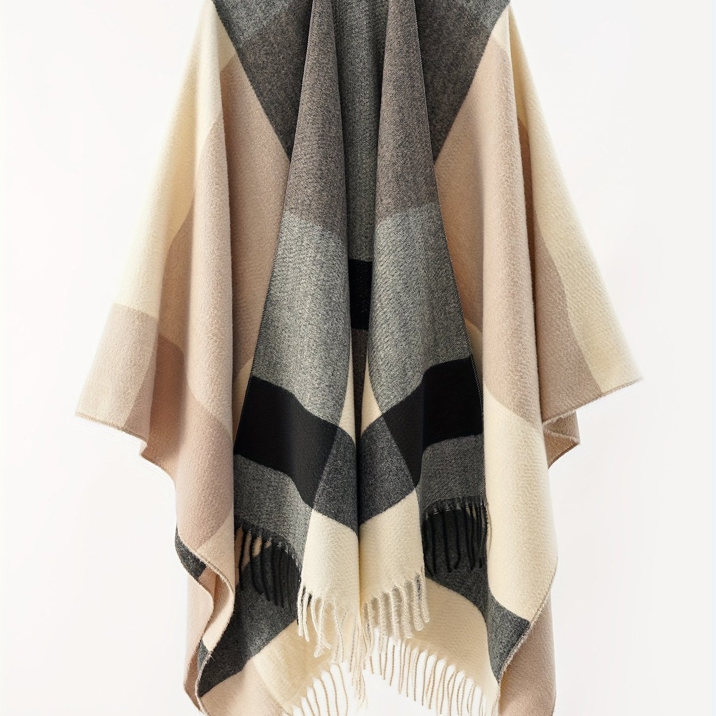 Pull cape châle cardigan ouvert sur le devant taille unique MAEJORKEN