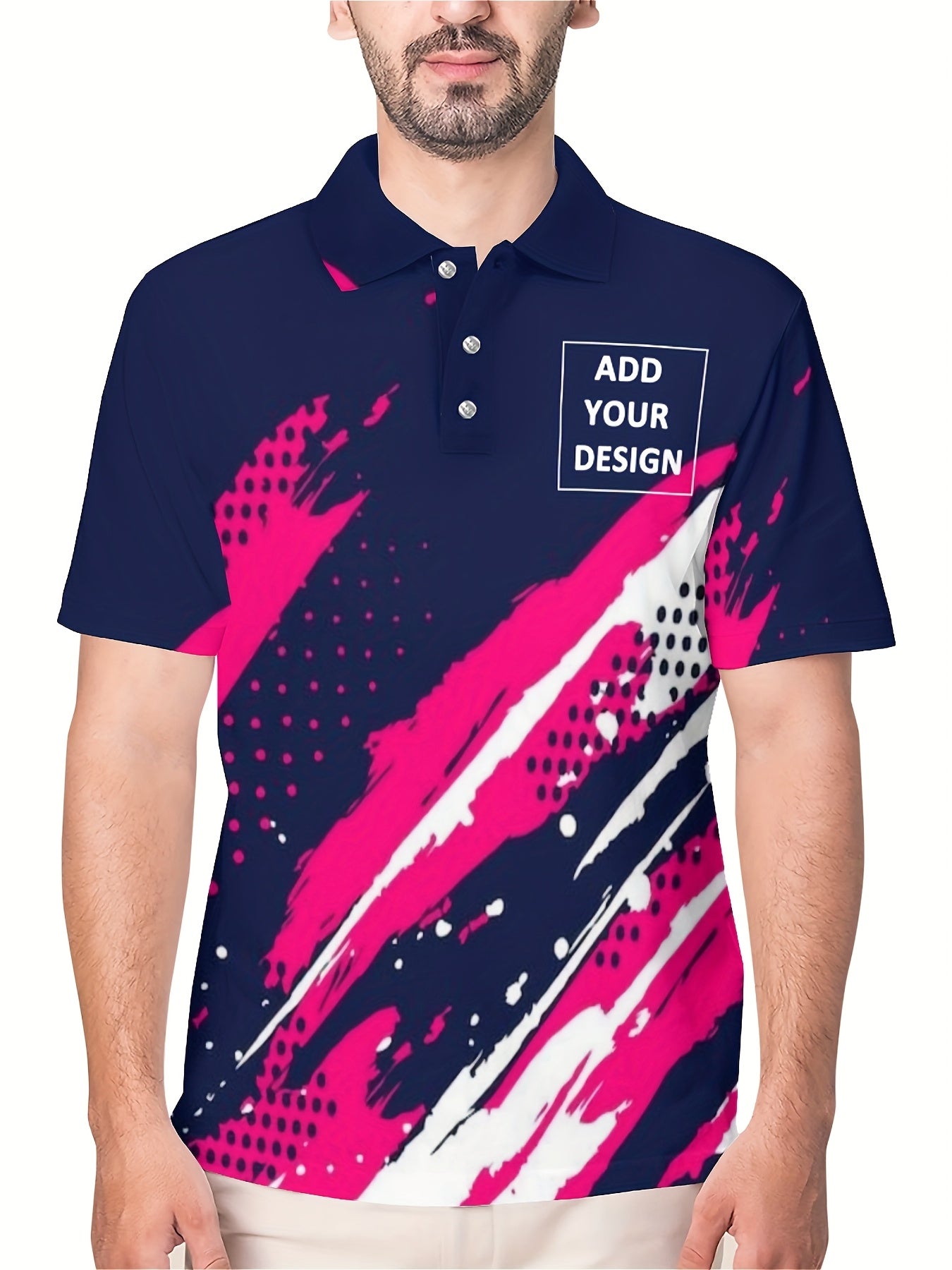 Polo personnalisable impression photo/logo/texte du 1XL au 8XL