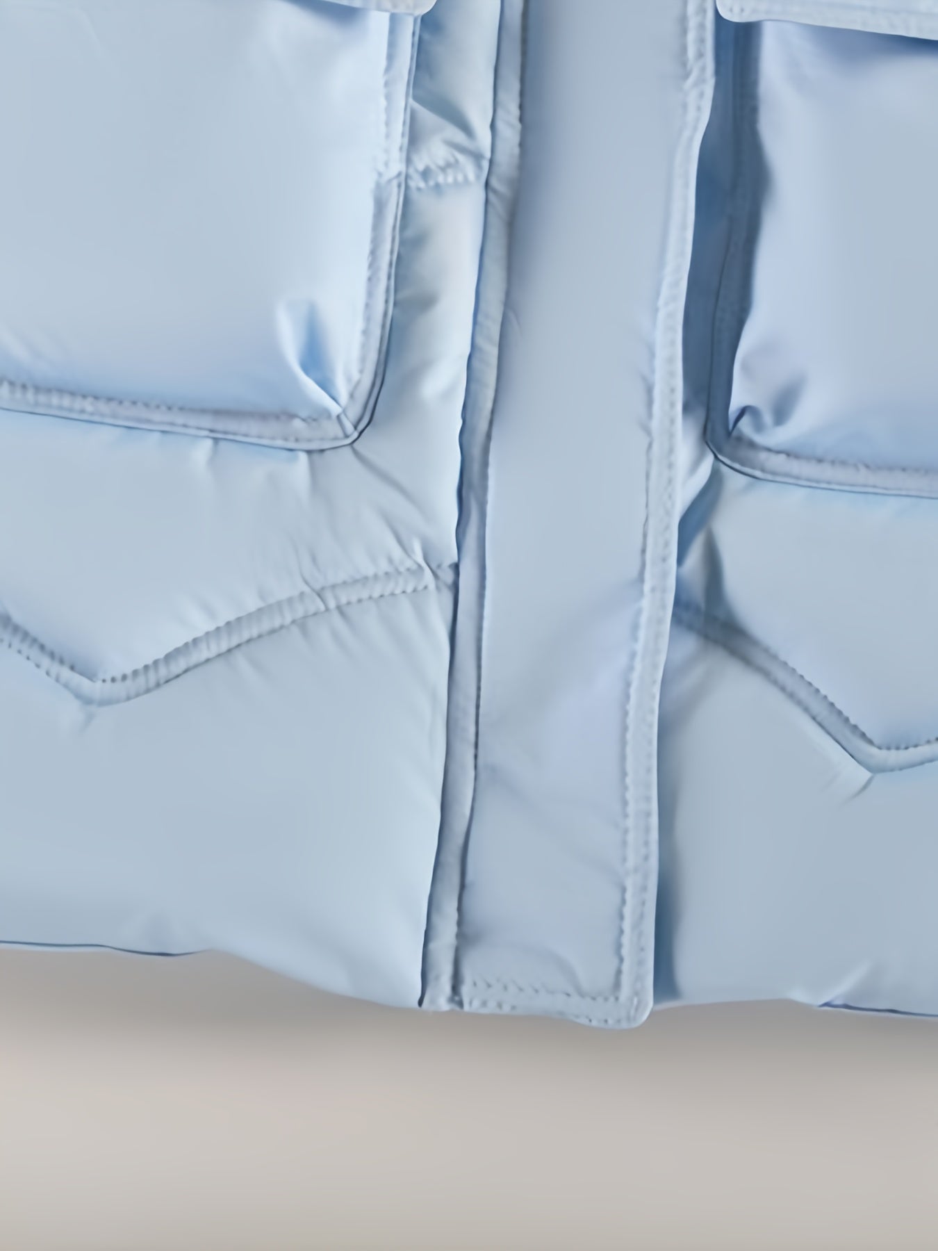 Manteau long avec fermeture à glissière pour filles du 7 au 16 ans