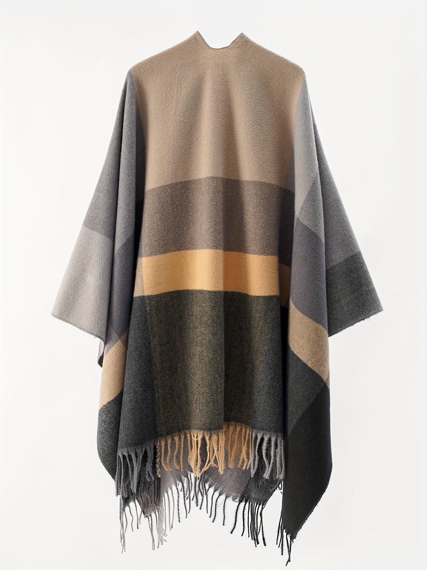 Pull cape châle cardigan ouvert sur le devant taille unique MAEJORKEN