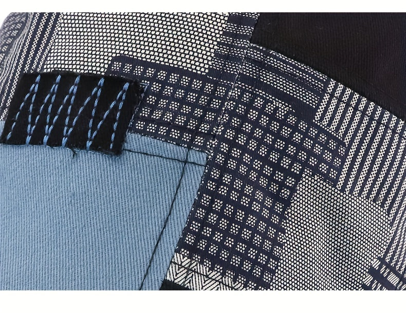 Casquette gavroche patchwork 100 % coton réglable 56-60 cm MAEJORKEN