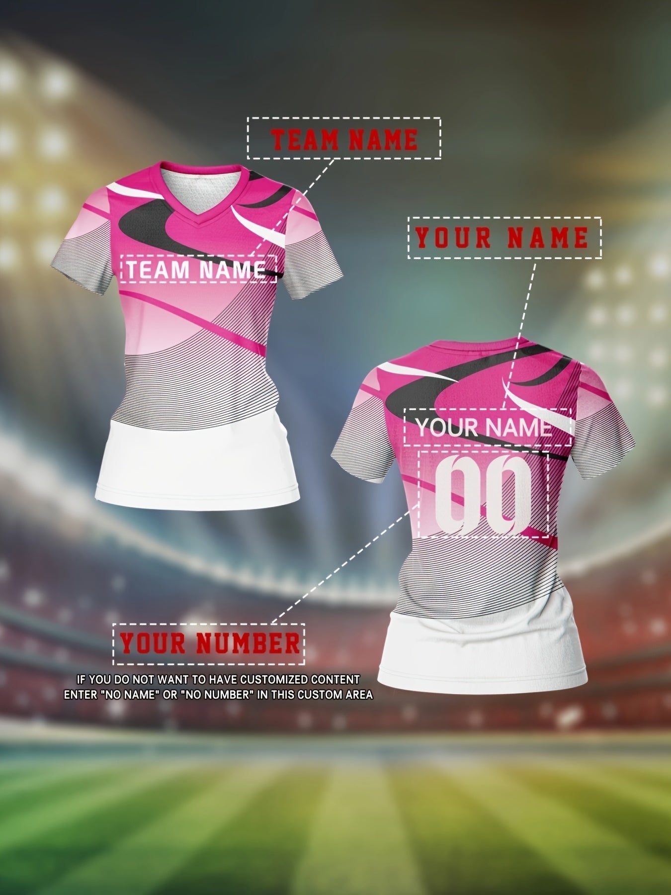 T-shirt femmes personnalisable à col en V du XXS au 2XL MAEJORKEN