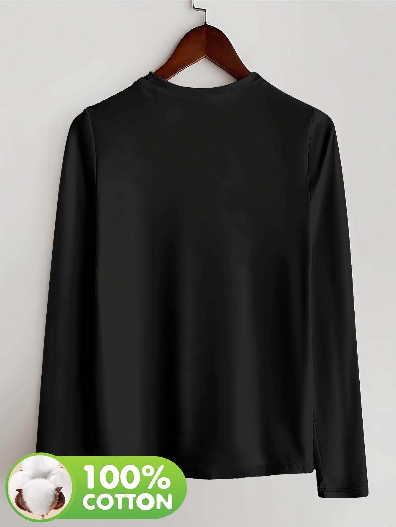 Pull à manches longues femme 100% coton imprimé papillon du S au 2XL