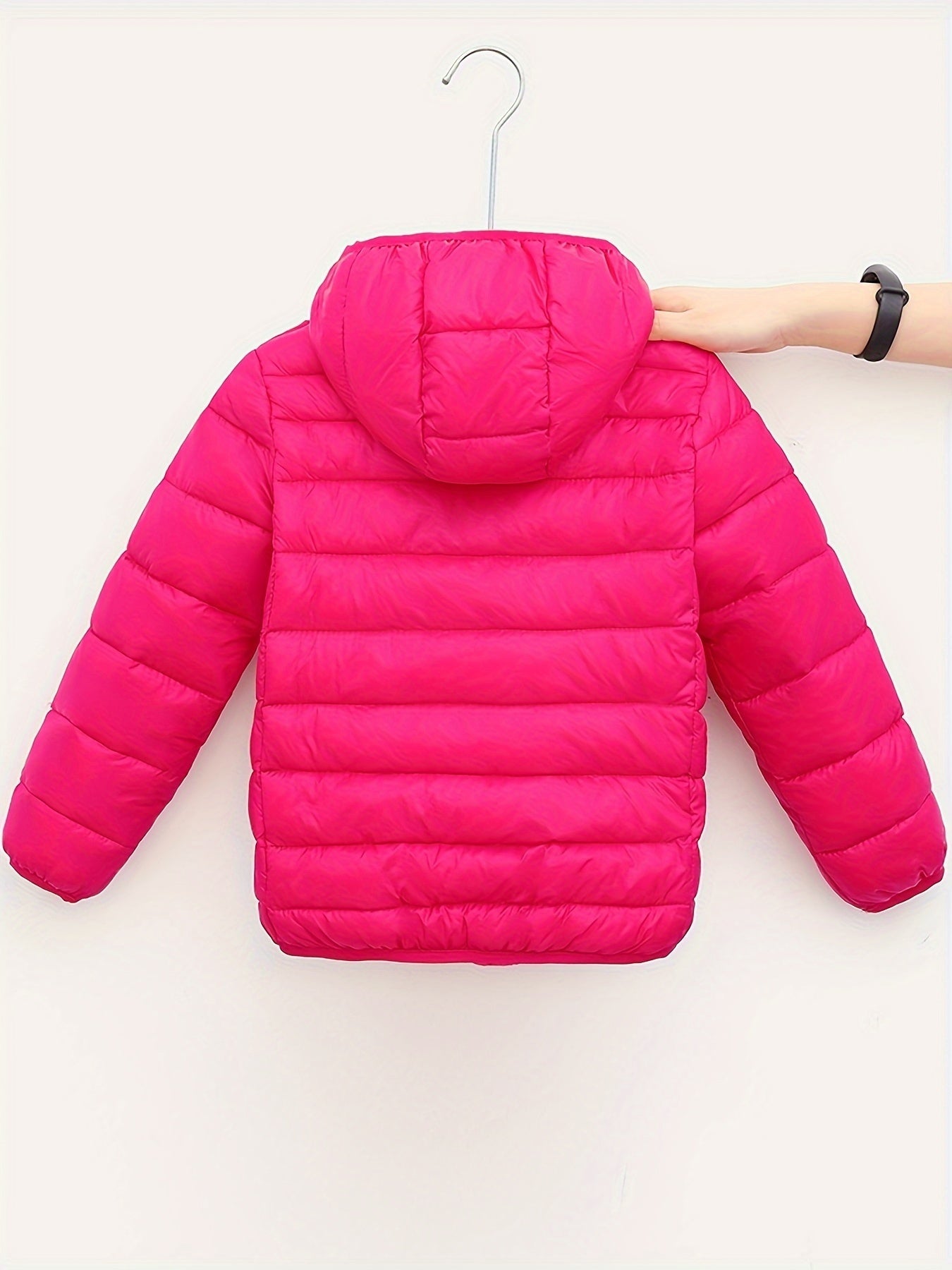 Blouson de couleur unie rembourré pour bébé garçons et filles du 1 ans au 12 ans MAEJORKEN