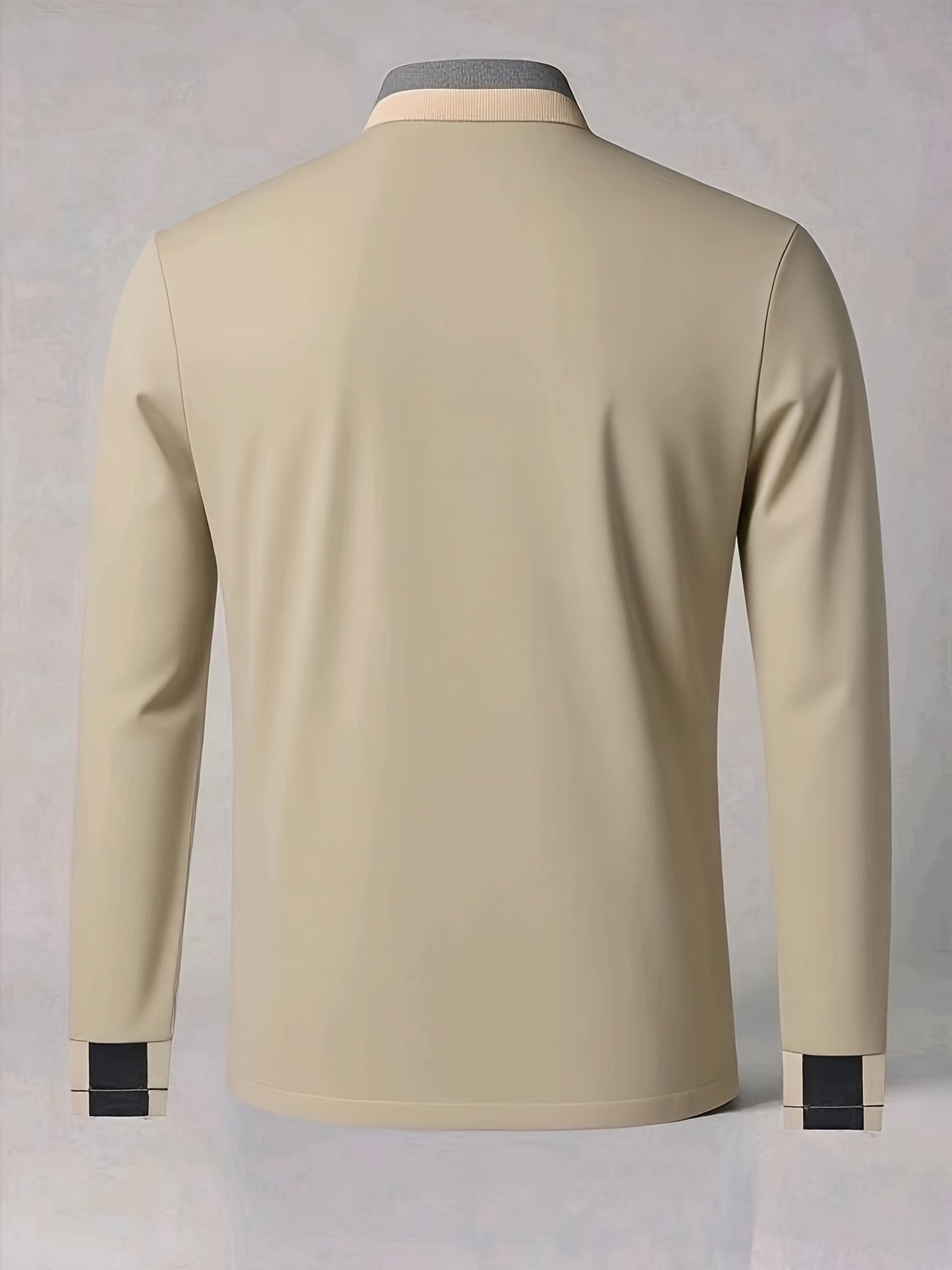 Pull à col boutonné à manches longues du S au 2XL