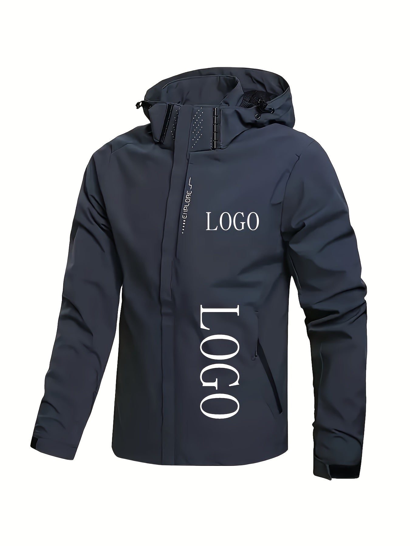 Blouson à capuche logo personnalisé du S au 3XL
