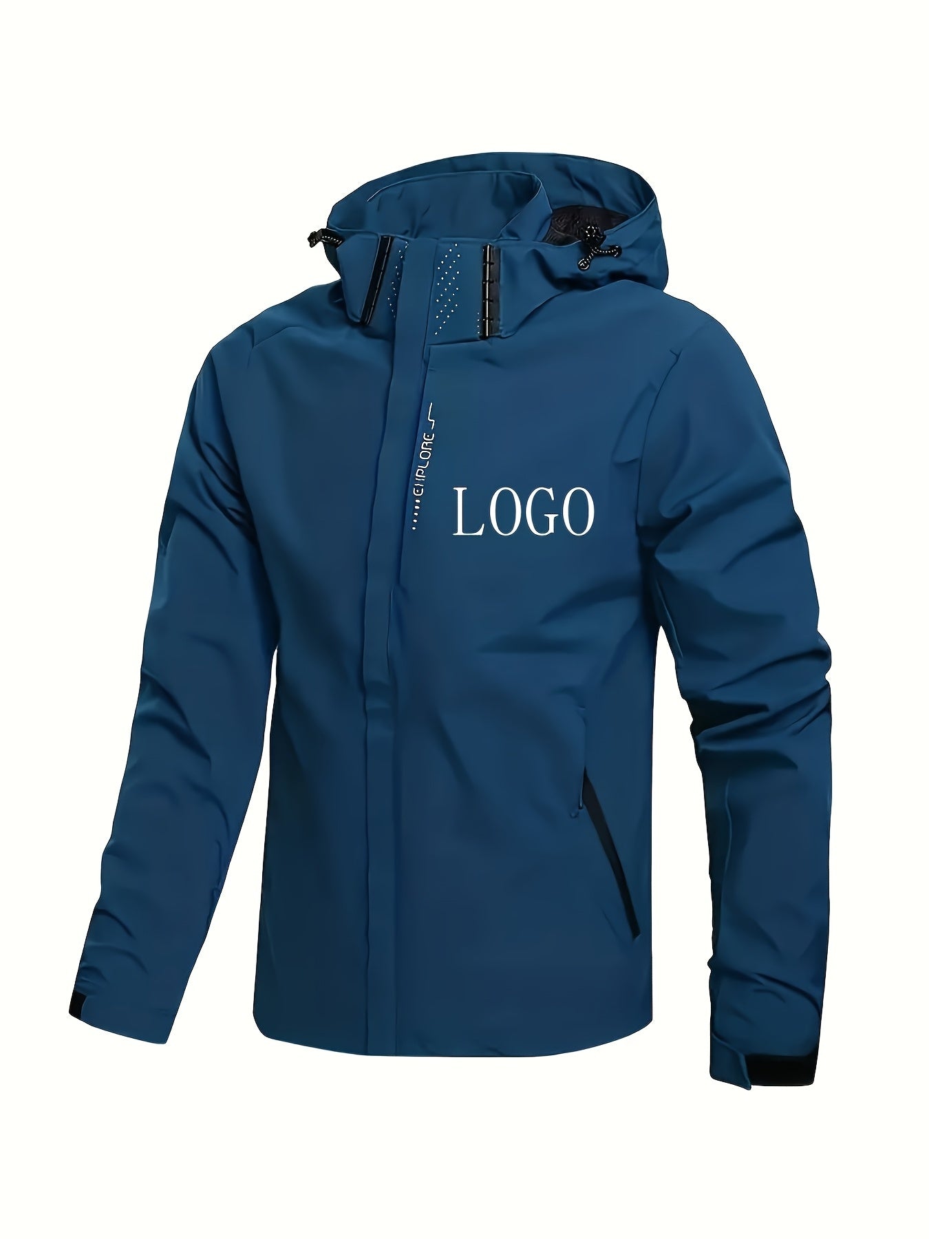 Blouson à capuche logo personnalisé du S au 3XL