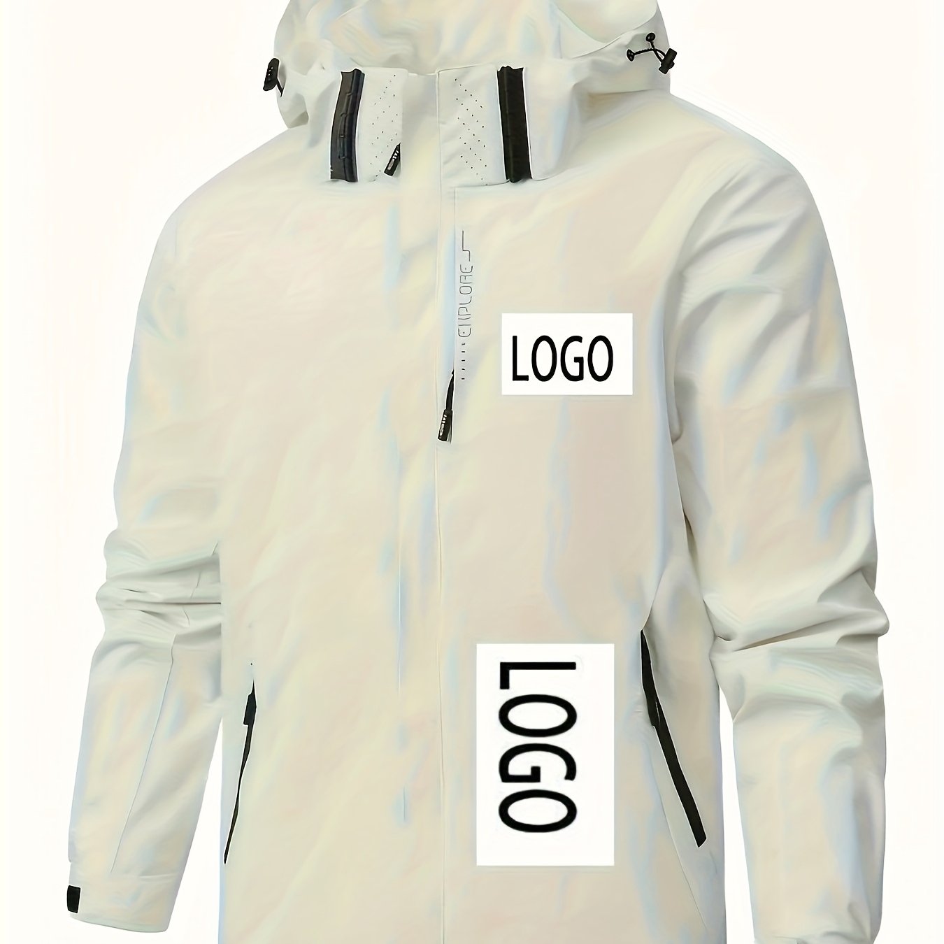 Blouson à capuche logo personnalisé du S au 3XL