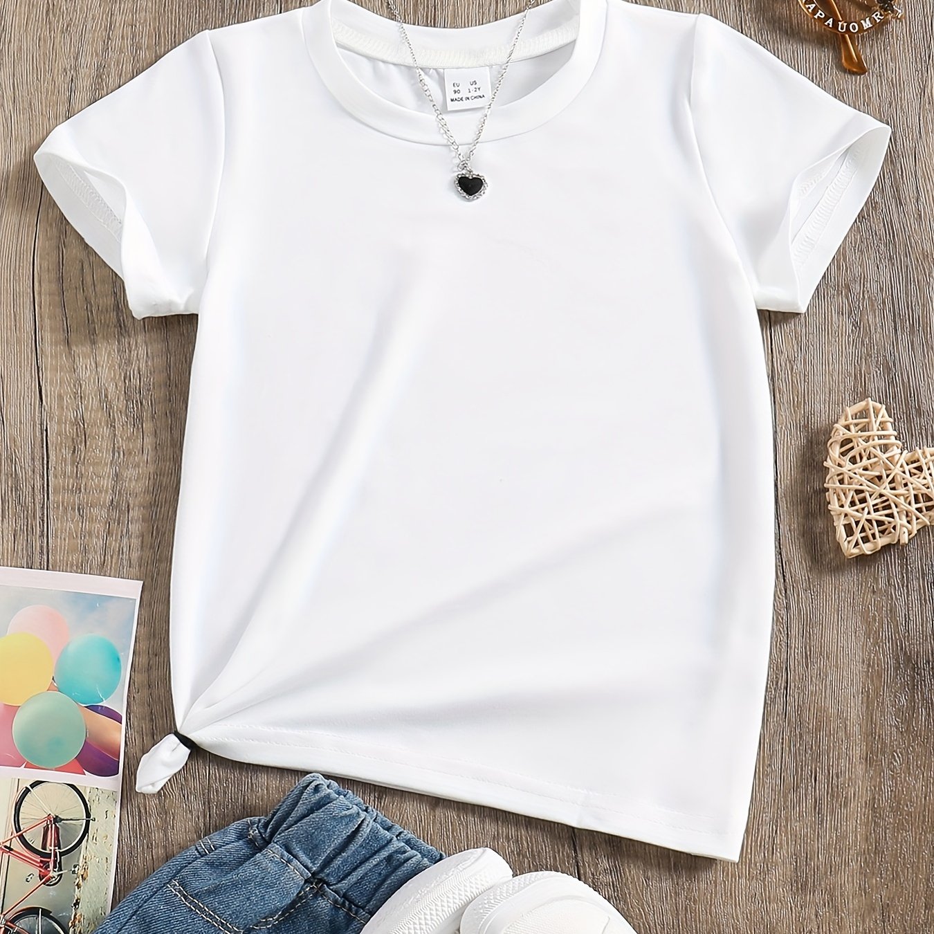 T-shirt blanc garçon du 1 an au 8 ans