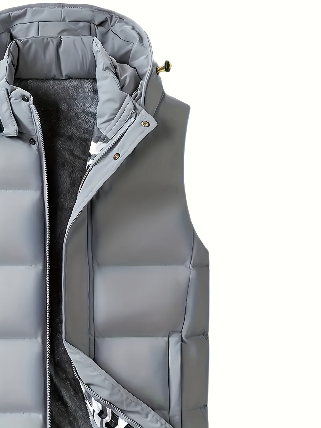 Gilet sans manches à capuche doublé polaire du S au 3XL MAEJORKEN