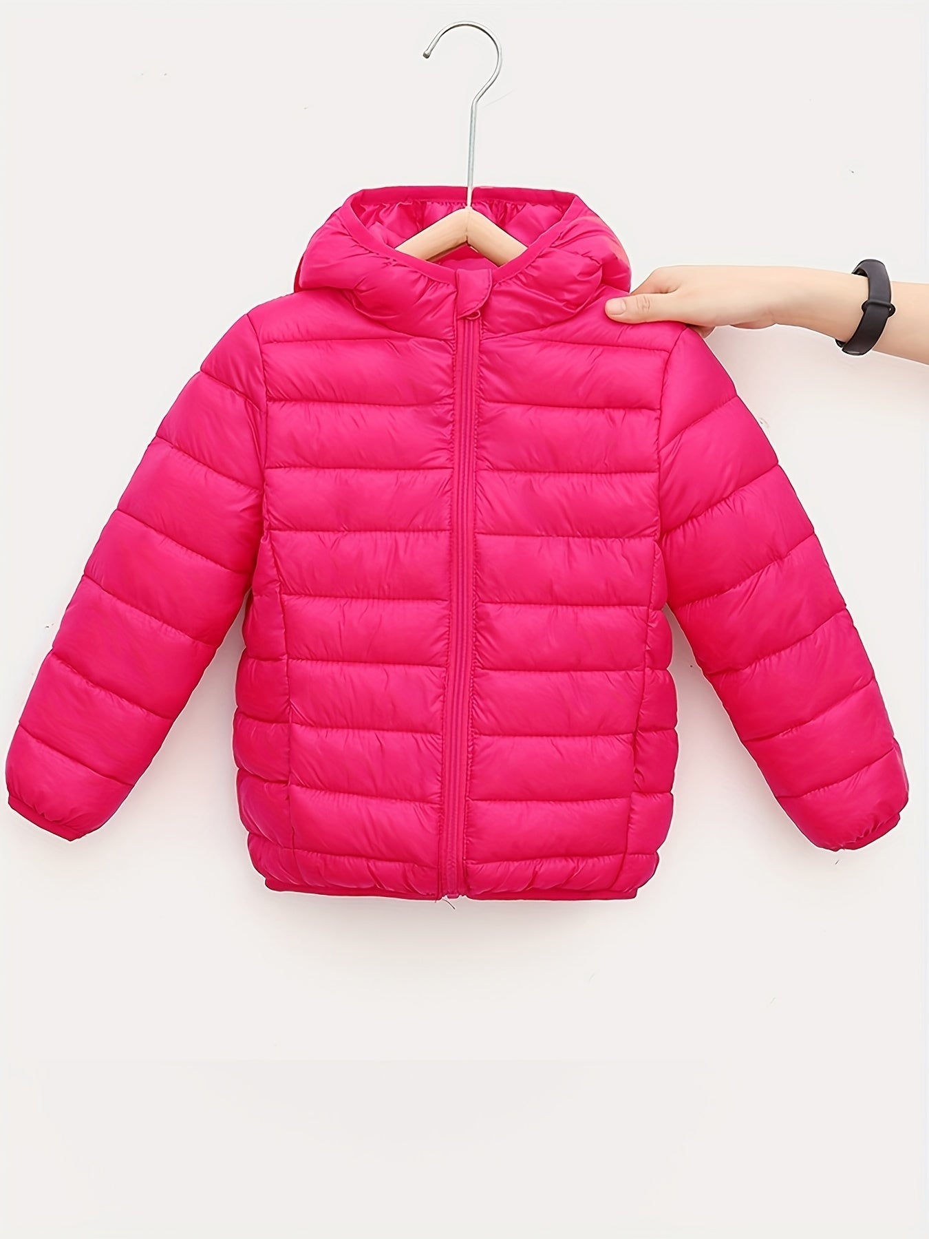 Blouson de couleur unie rembourré pour bébé garçons et filles du 1 ans au 12 ans MAEJORKEN