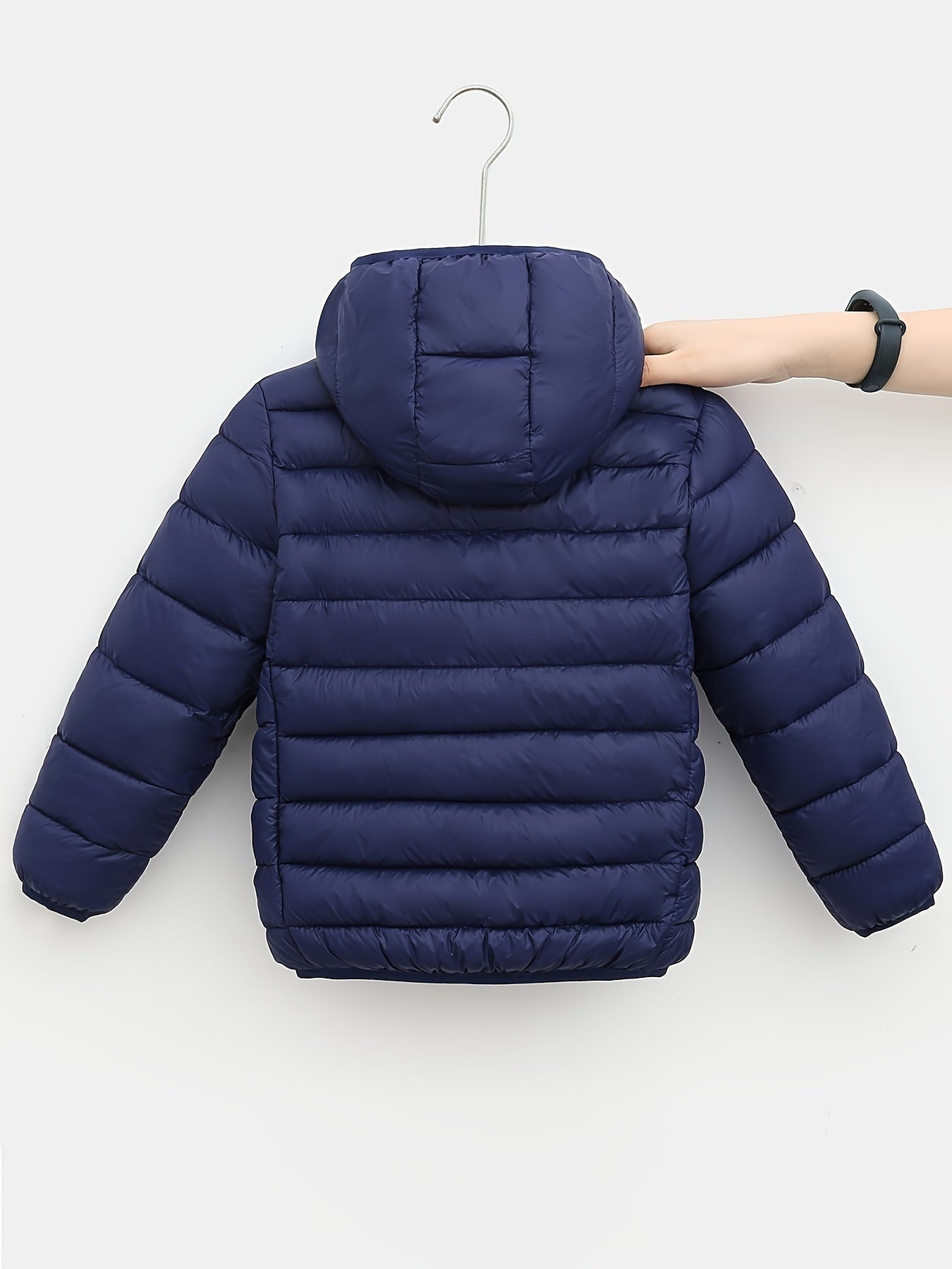 Blouson de couleur unie rembourré pour bébé garçons et filles du 1 ans au 12 ans MAEJORKEN
