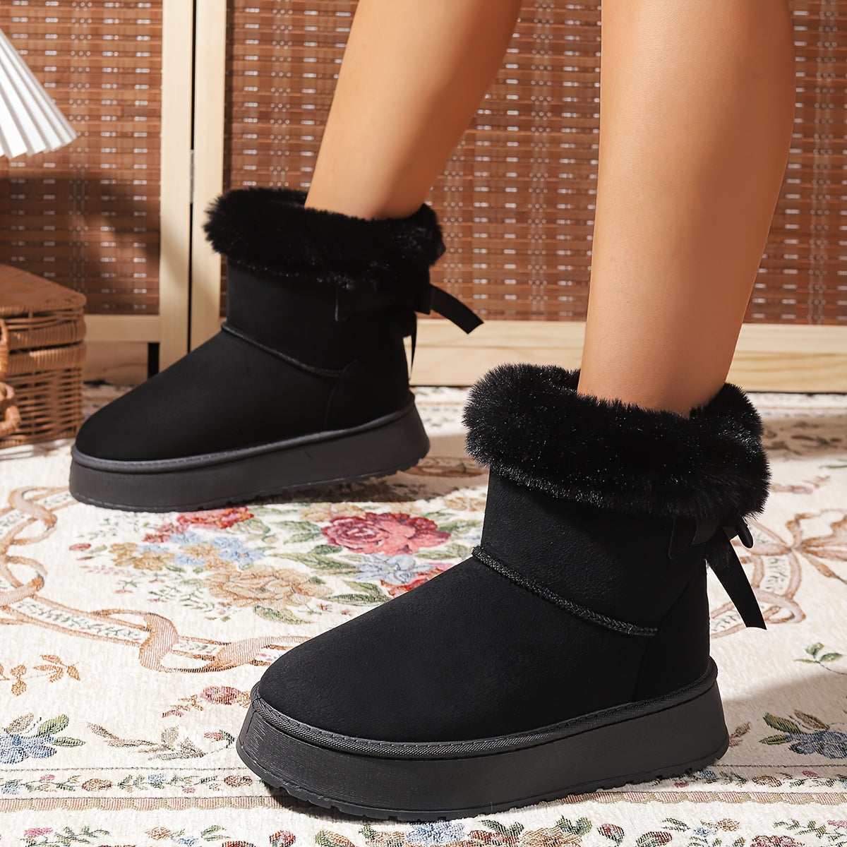 Bottes d hiver à enfiler confortables doublées de polaire du 35,5 au 40 MAEJORKEN