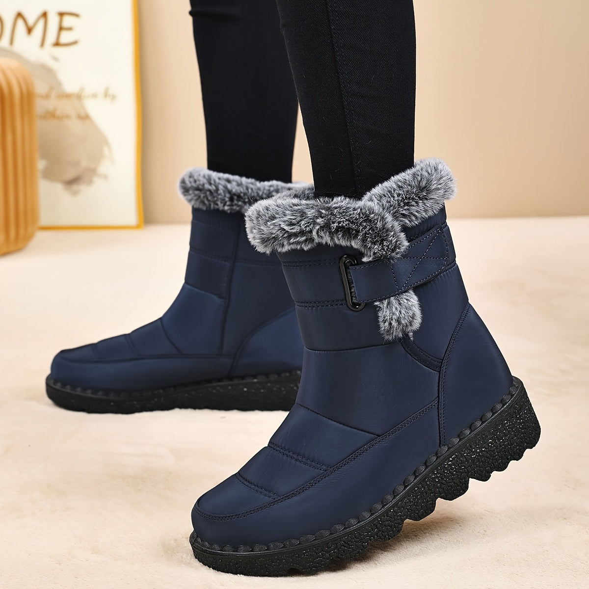 Bottes femmes doublées polaire du 35 au 41 MAEJORKEN