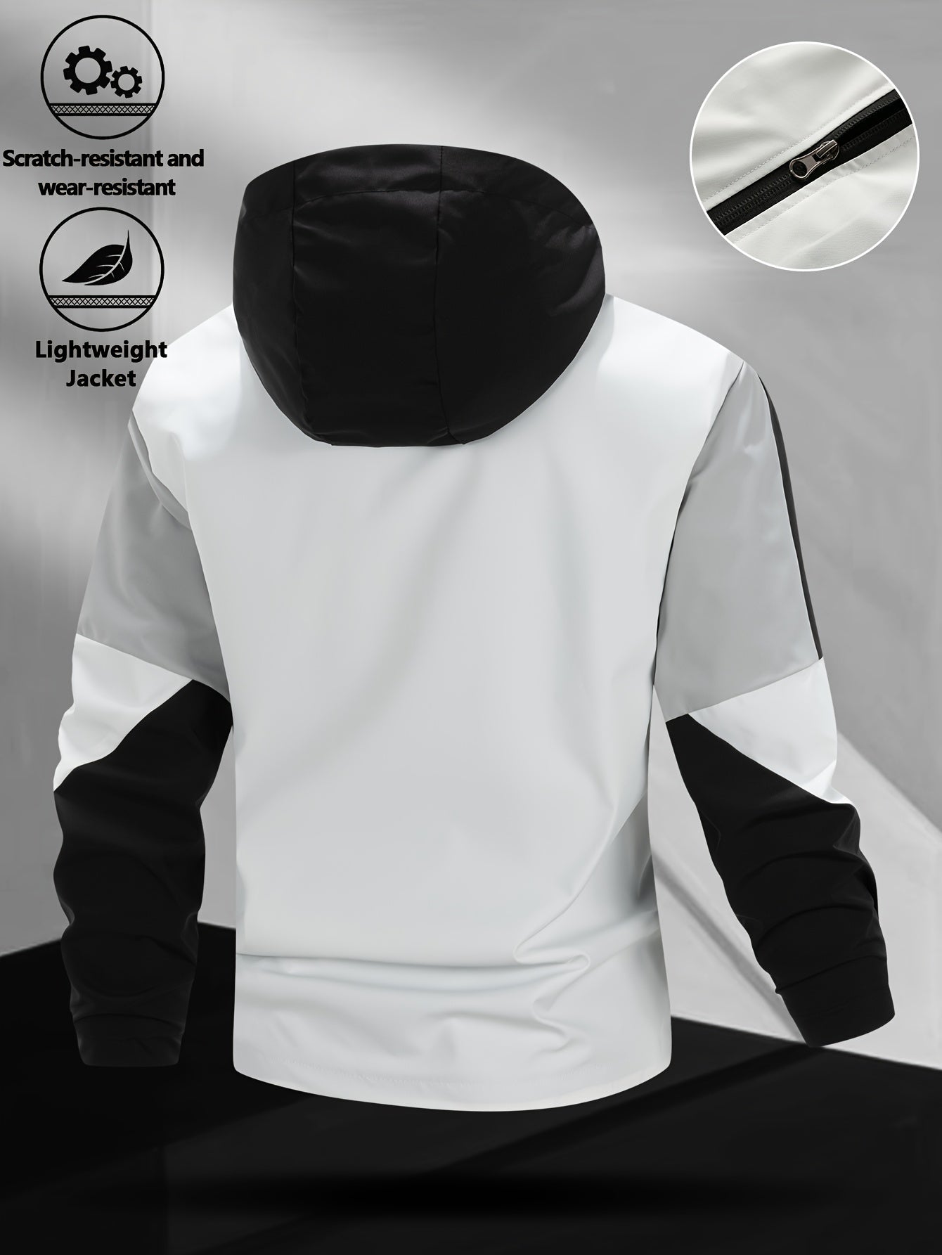 Veste coupe vent avec fermeture à glissière du XS au 2XL MAEJORKEN