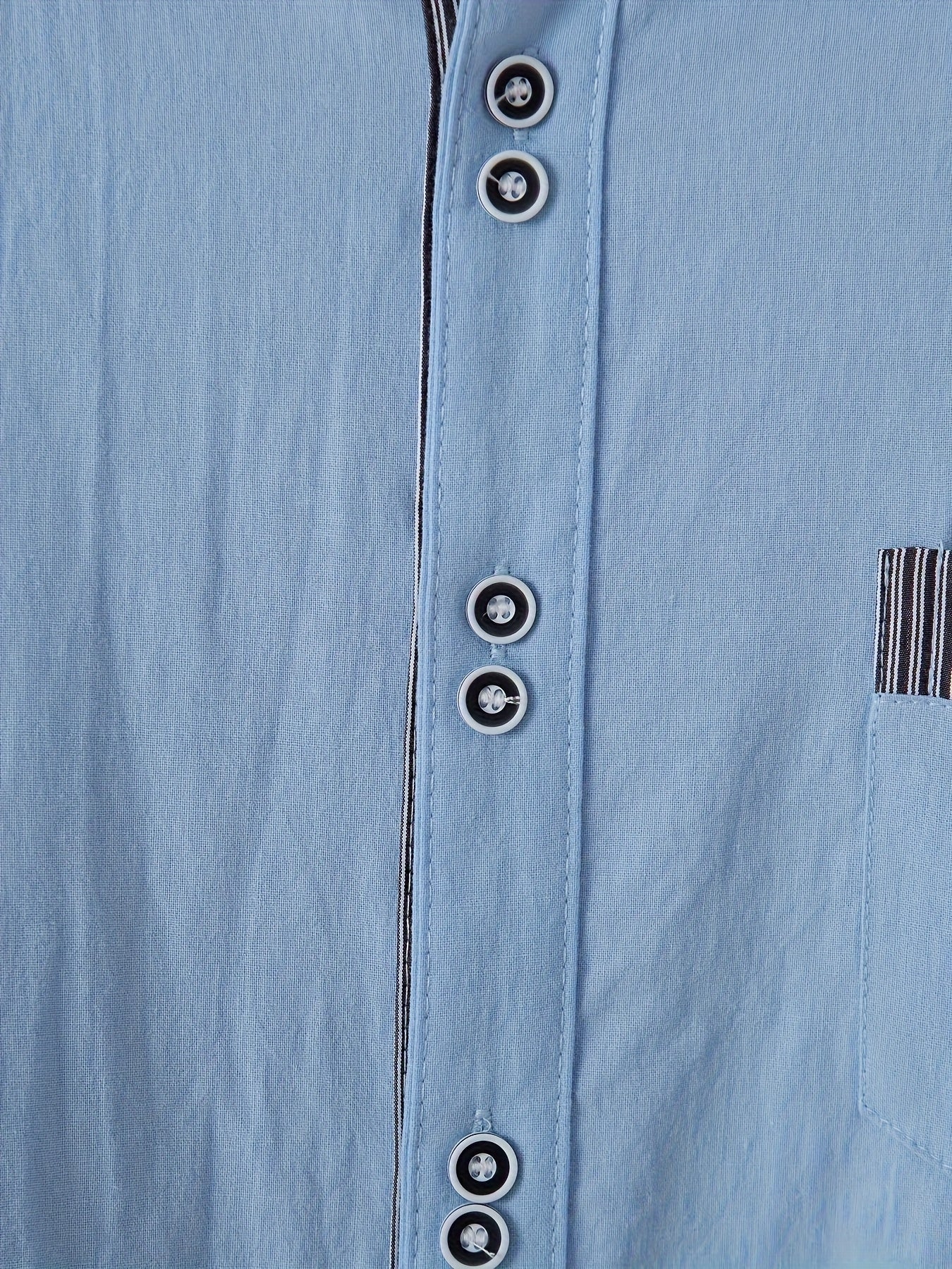Chemise à manches longues 100 % coton du S au 3XL MAEJORKEN
