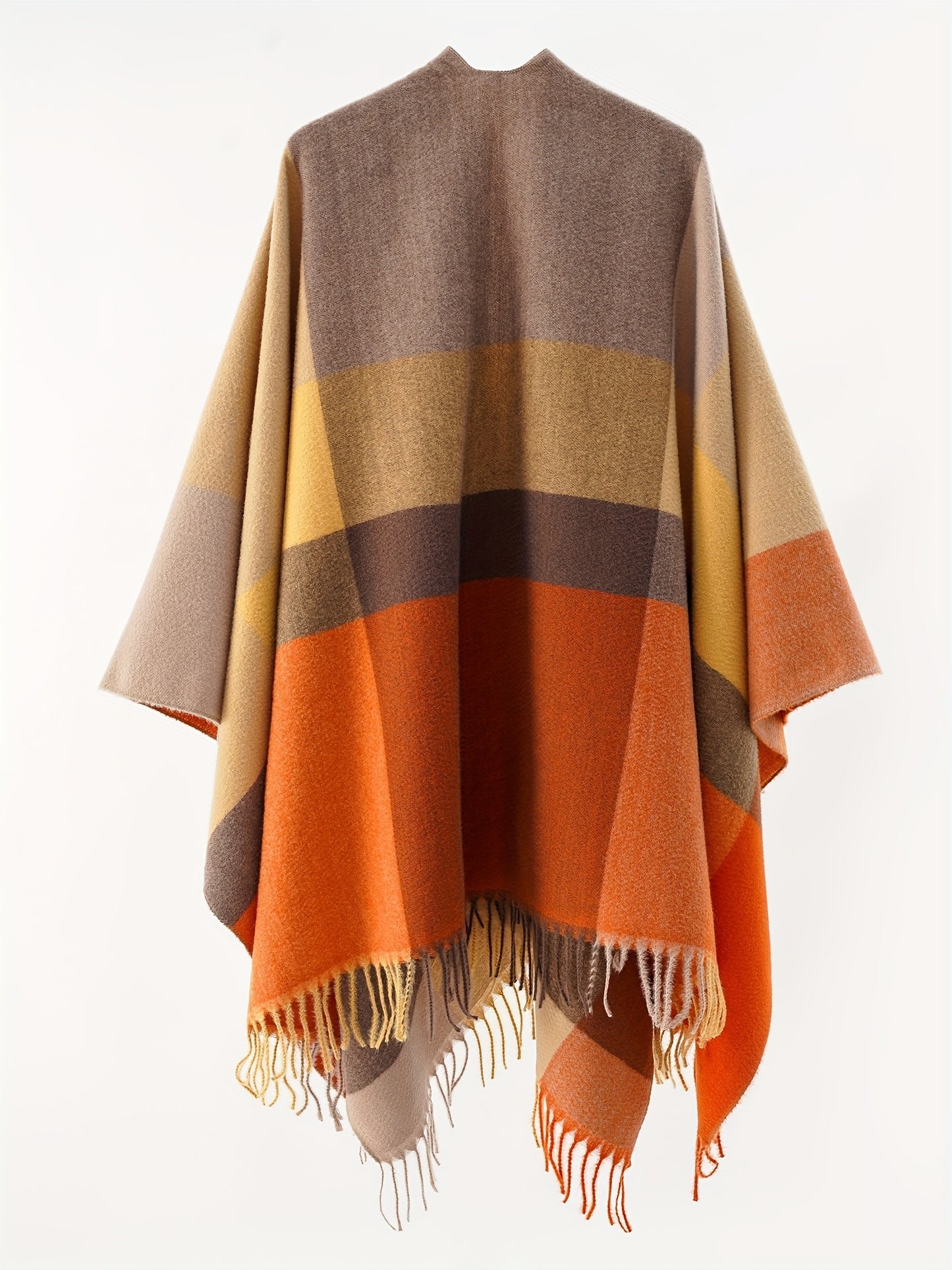 Pull cape châle cardigan ouvert sur le devant taille unique