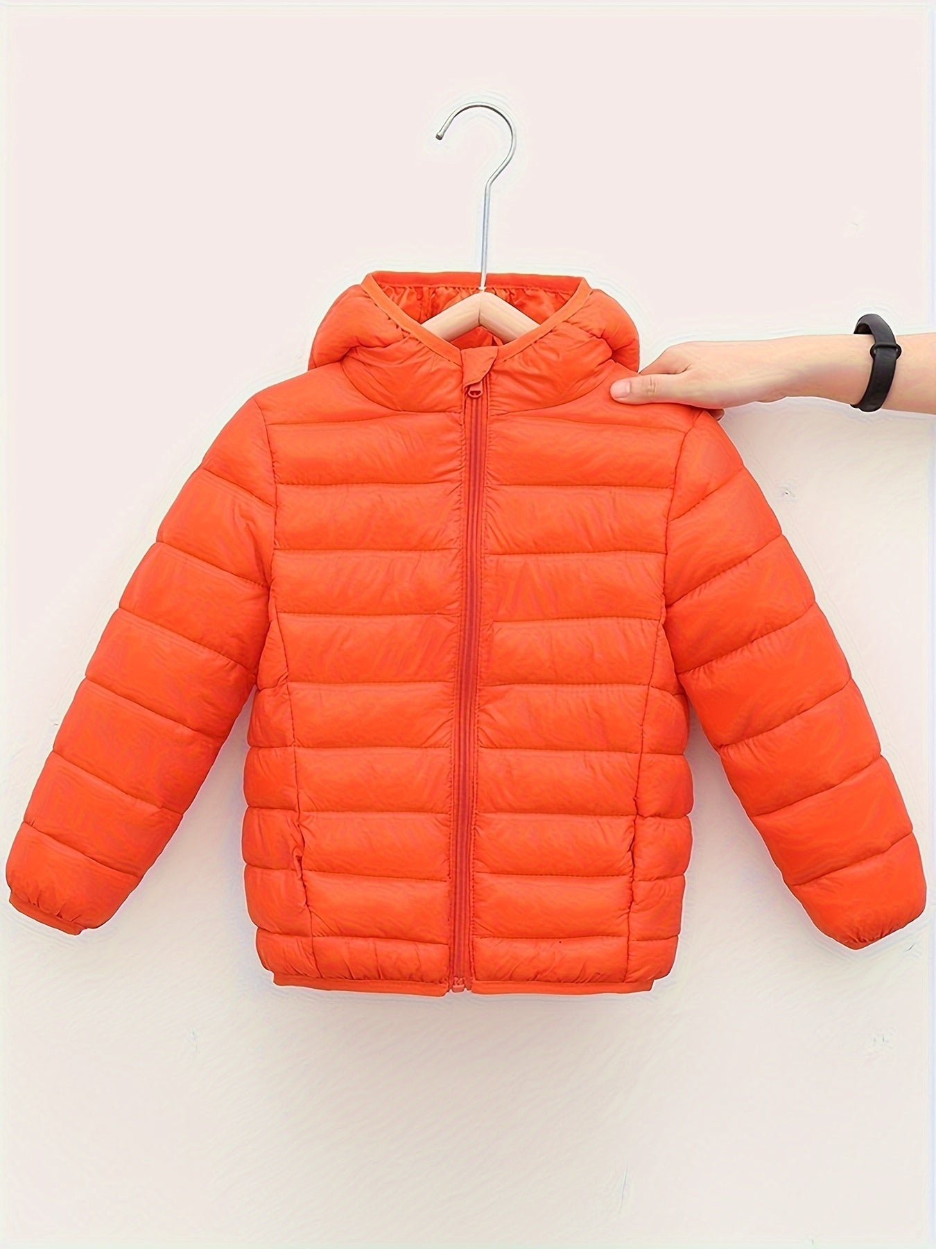 Blouson de couleur unie rembourré pour bébé garçons et filles du 1 ans au 12 ans MAEJORKEN