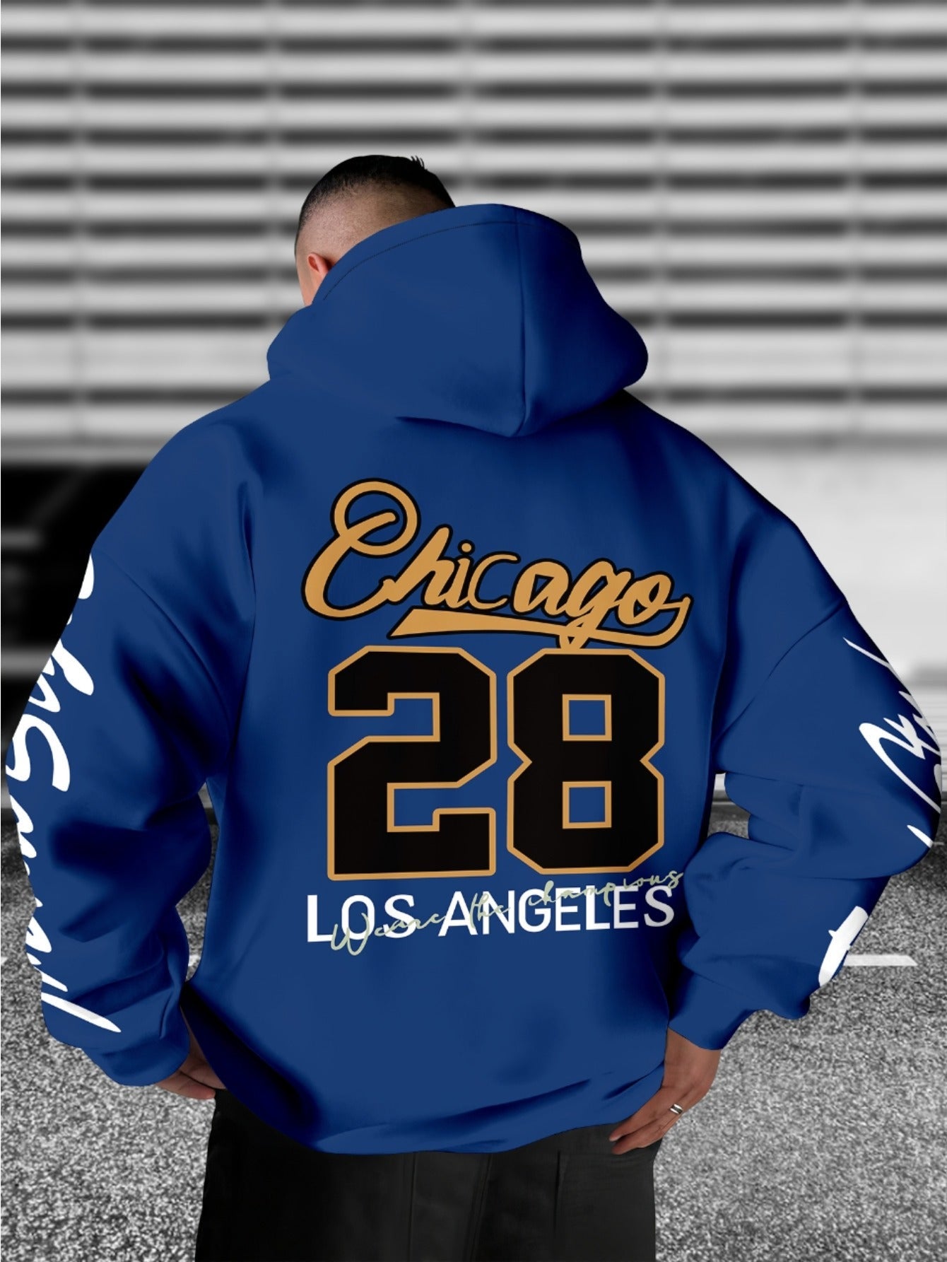 Sweat à capuche manches longues grande taille du 3XL au 7XL MAEJORKEN