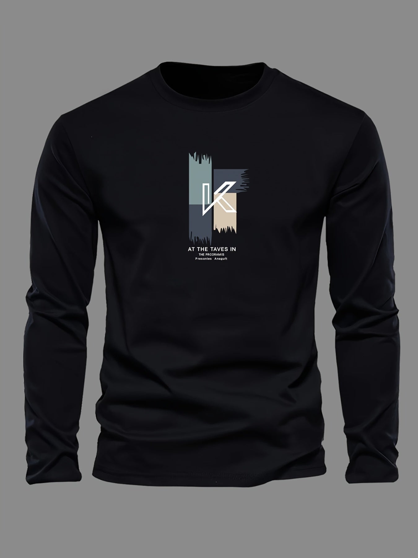 Lot de 3 t-shirts à manches longues 100% coton col rond du XS au 2XL MAEJORKEN