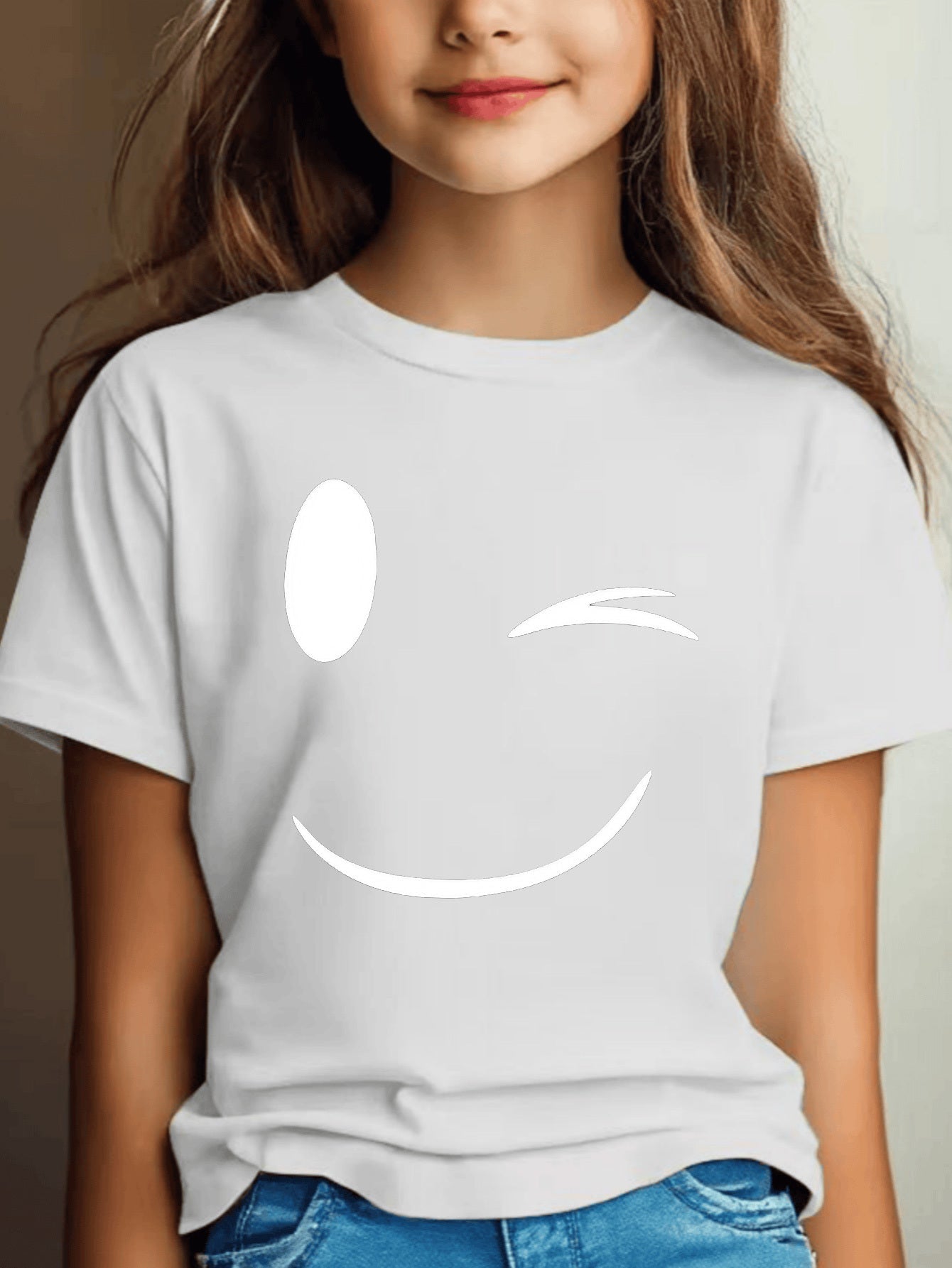 T-shirt à manches courtes décontracté en coton pour filles du 5 au 14 ans MAEJORKEN