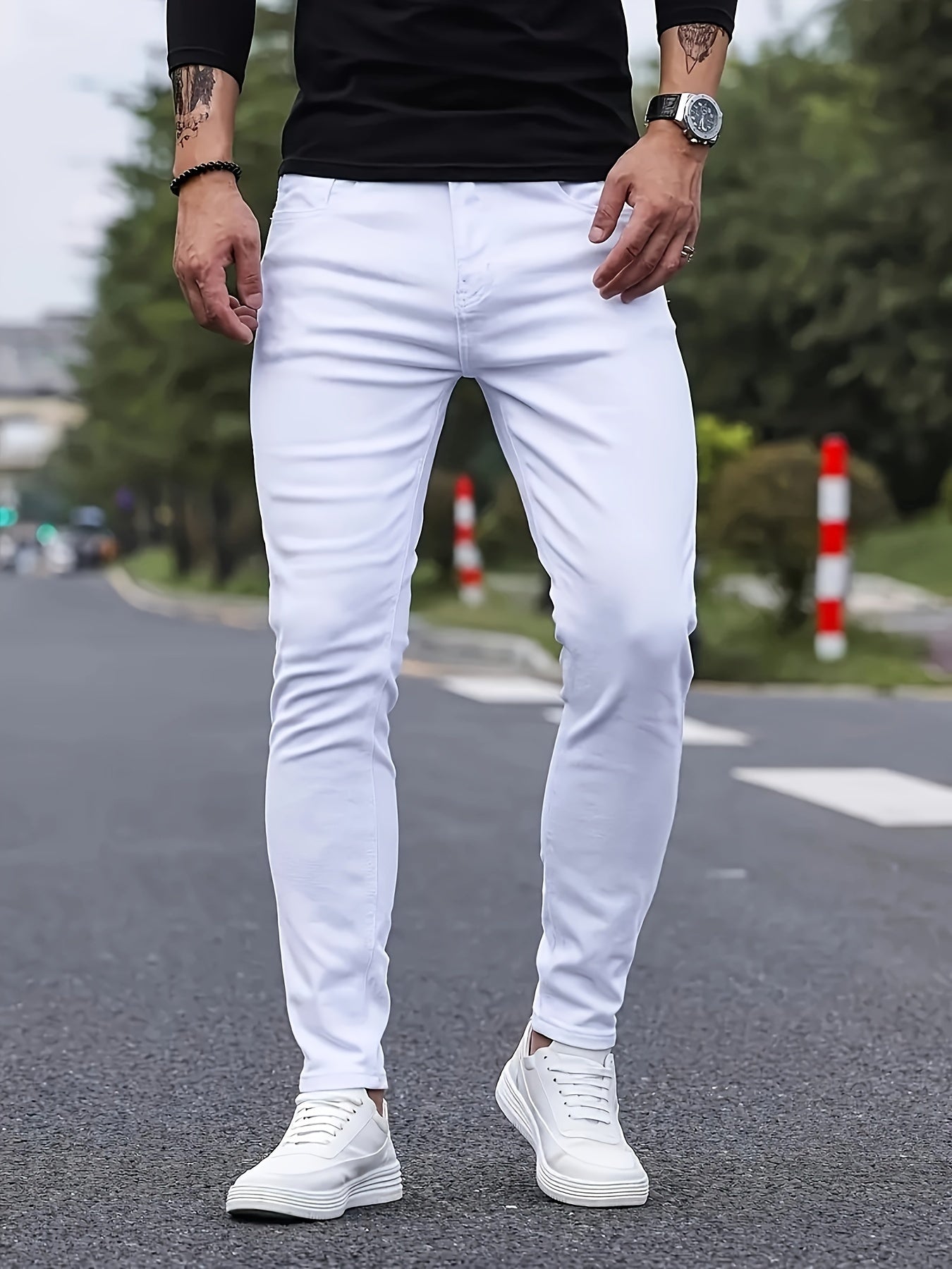 Pantalon décontracté slim du S au 3XL