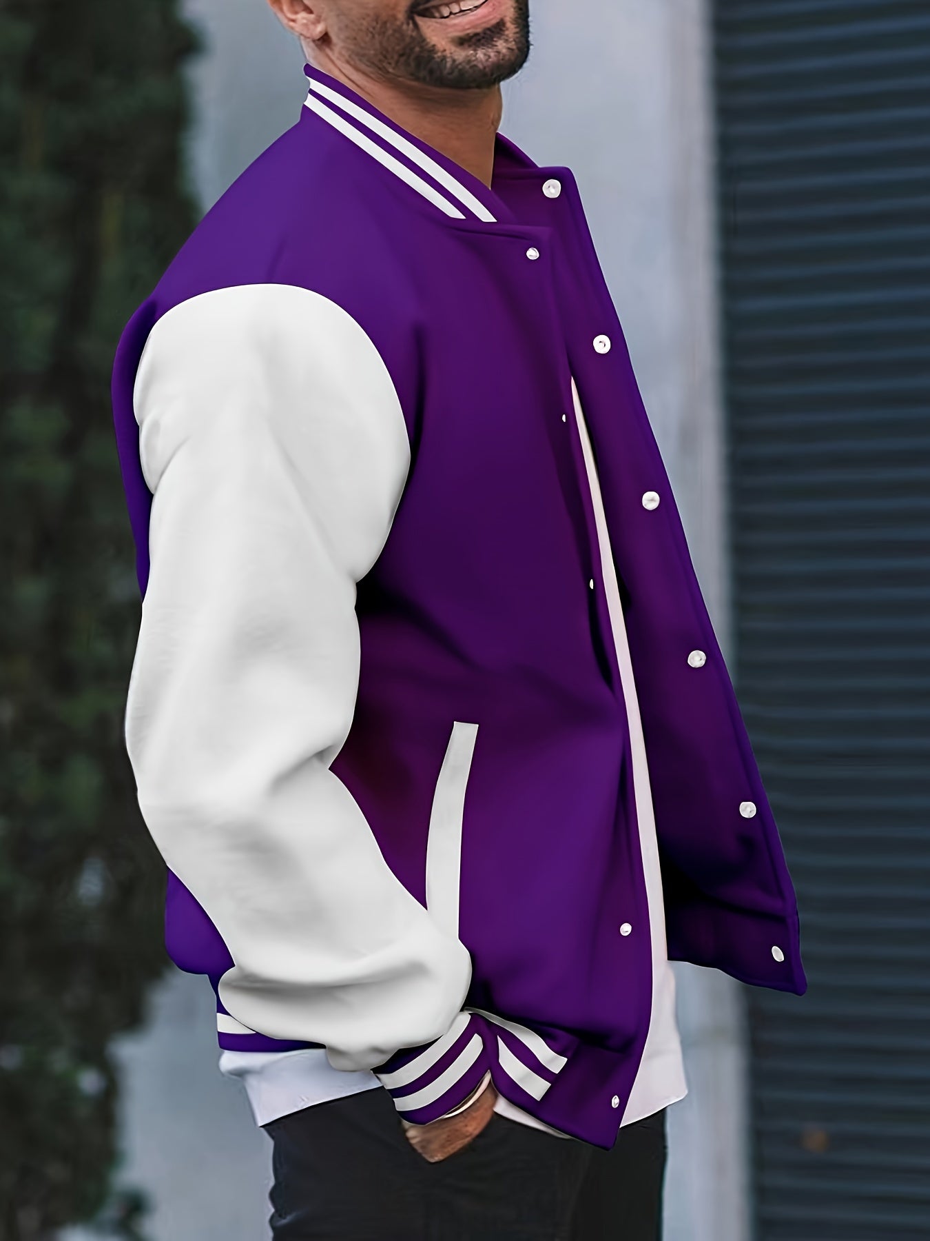 Veste de baseball avec poche du S au 3XL