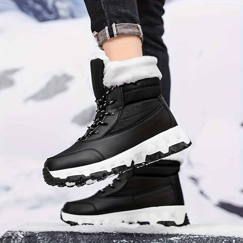 Bottes d hiver pour hommes et femmes avec col en fourrure du 35 au 44,5 MAEJORKEN